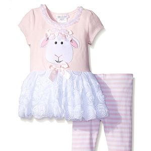 Bonnie Jean Lamb Easter Holiday Capri Set